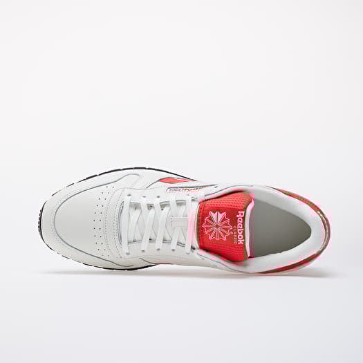 Chaussures et baskets homme Reebok Classic Leather MU Chalk Radiate Red Black Footshop