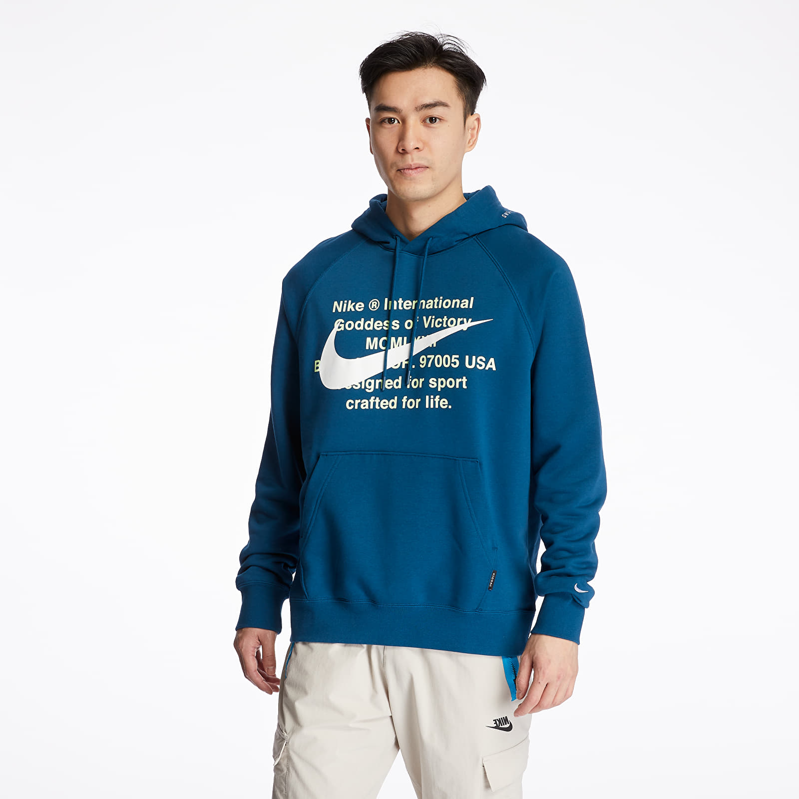 Hoodies and sweatshirts Nike Sportswear Swoosh Hoodie Blue Force/ White