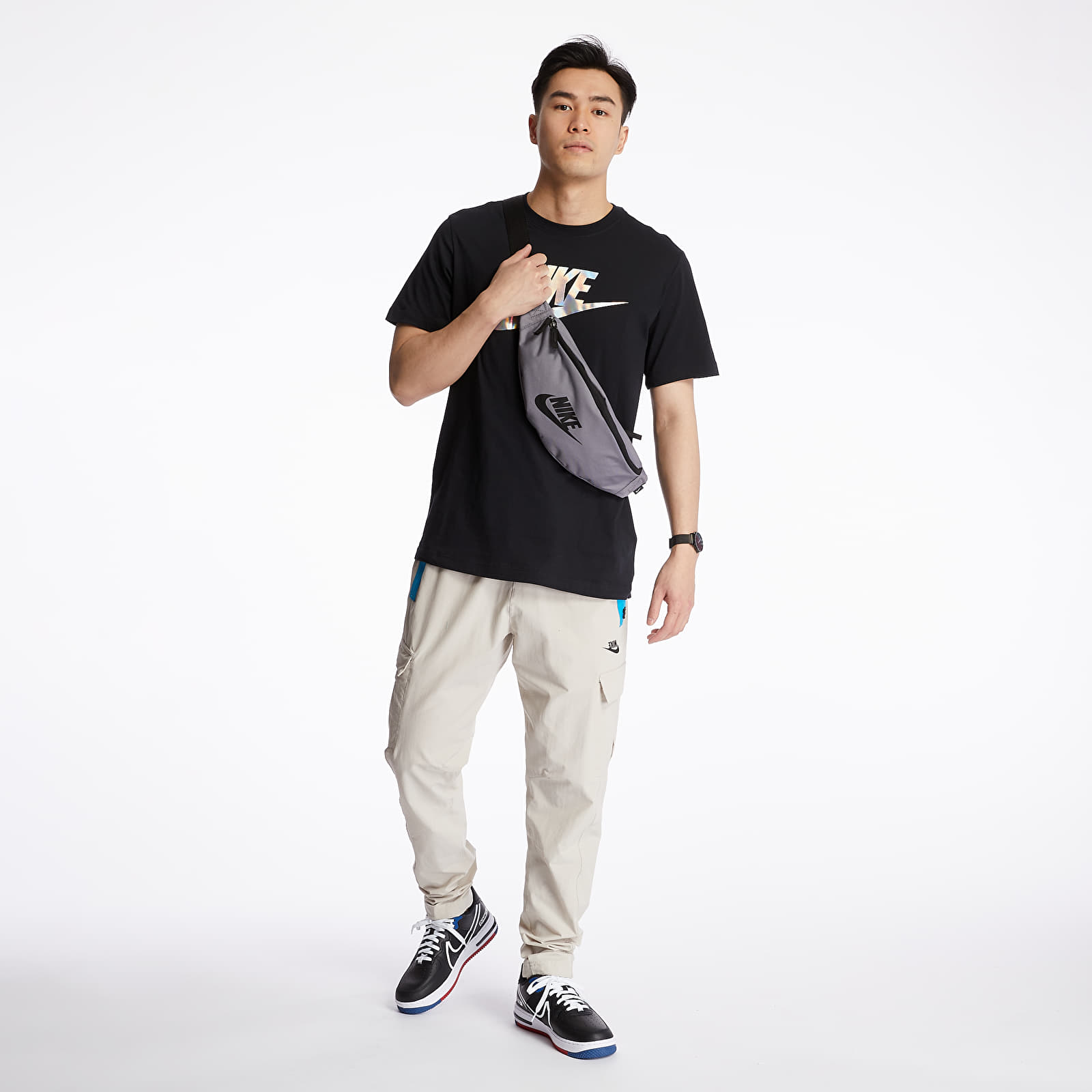 Тениски Nike Sportswear Festival Hybrid Tee Black