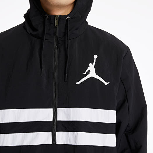 Black and white jordan jacket best sale