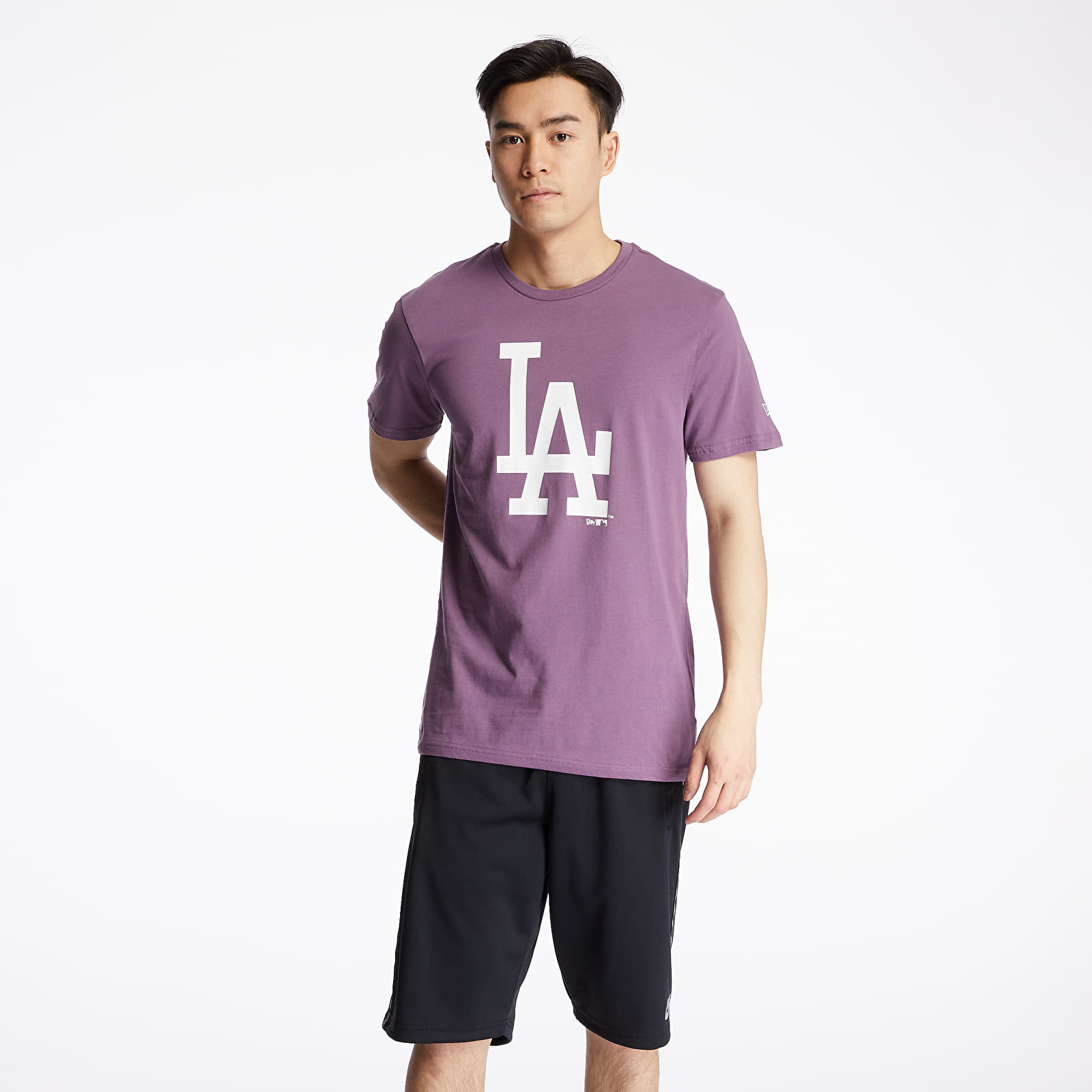 Majice i košulje New Era MLB Seasonal Team Logo Los Angeles Dodgers Tee Purple