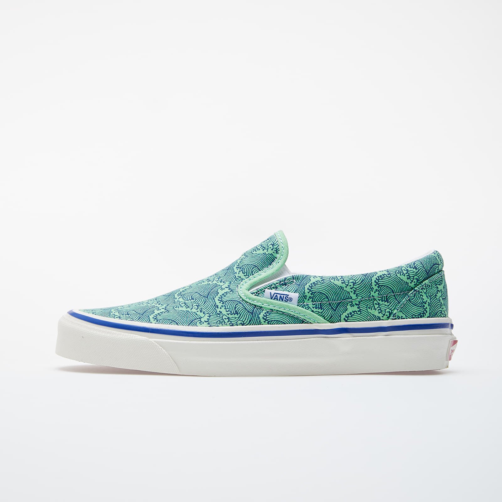 Teal vans slip deals on