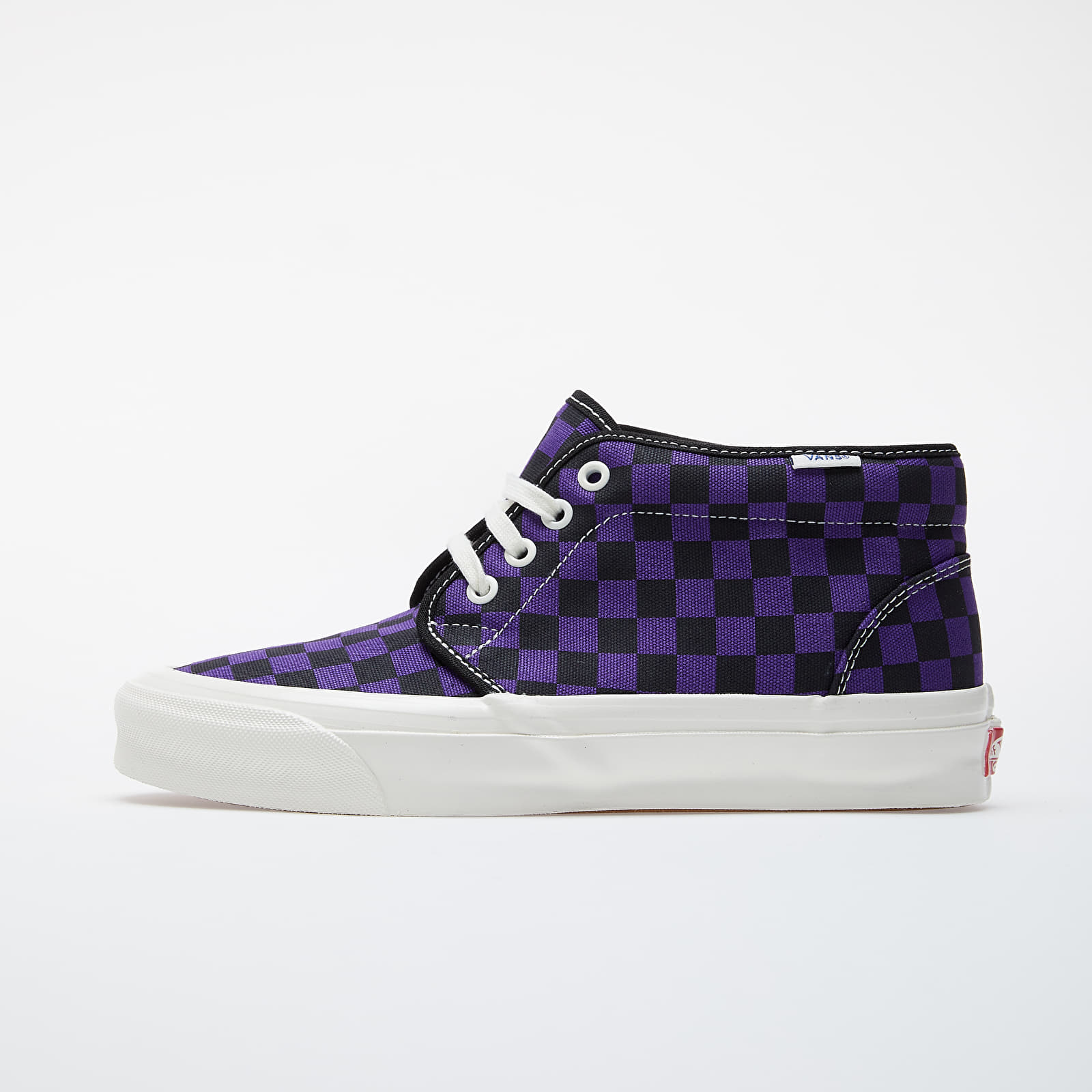 Buty męskie Vans Vault OG Chukka LX (Canvas/ Checkerboard) True Purple/ Grey/ Marshmallow