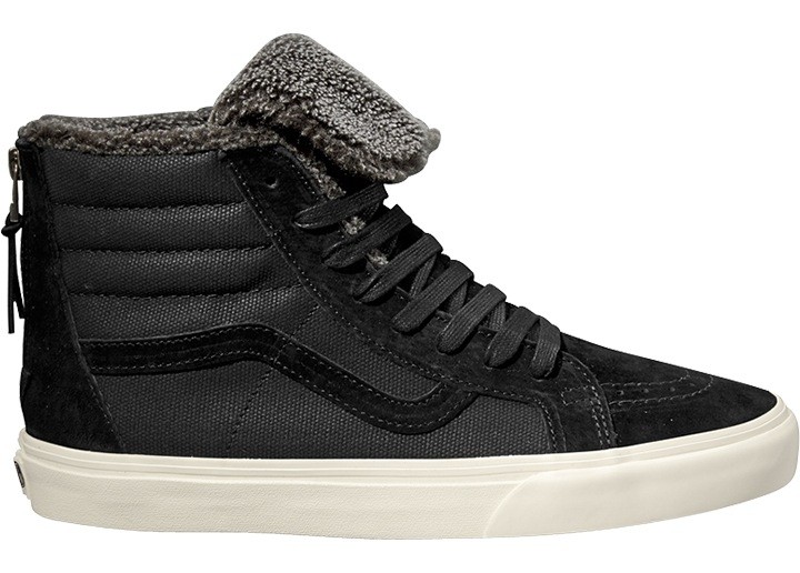 Vans fleece high tops 2025