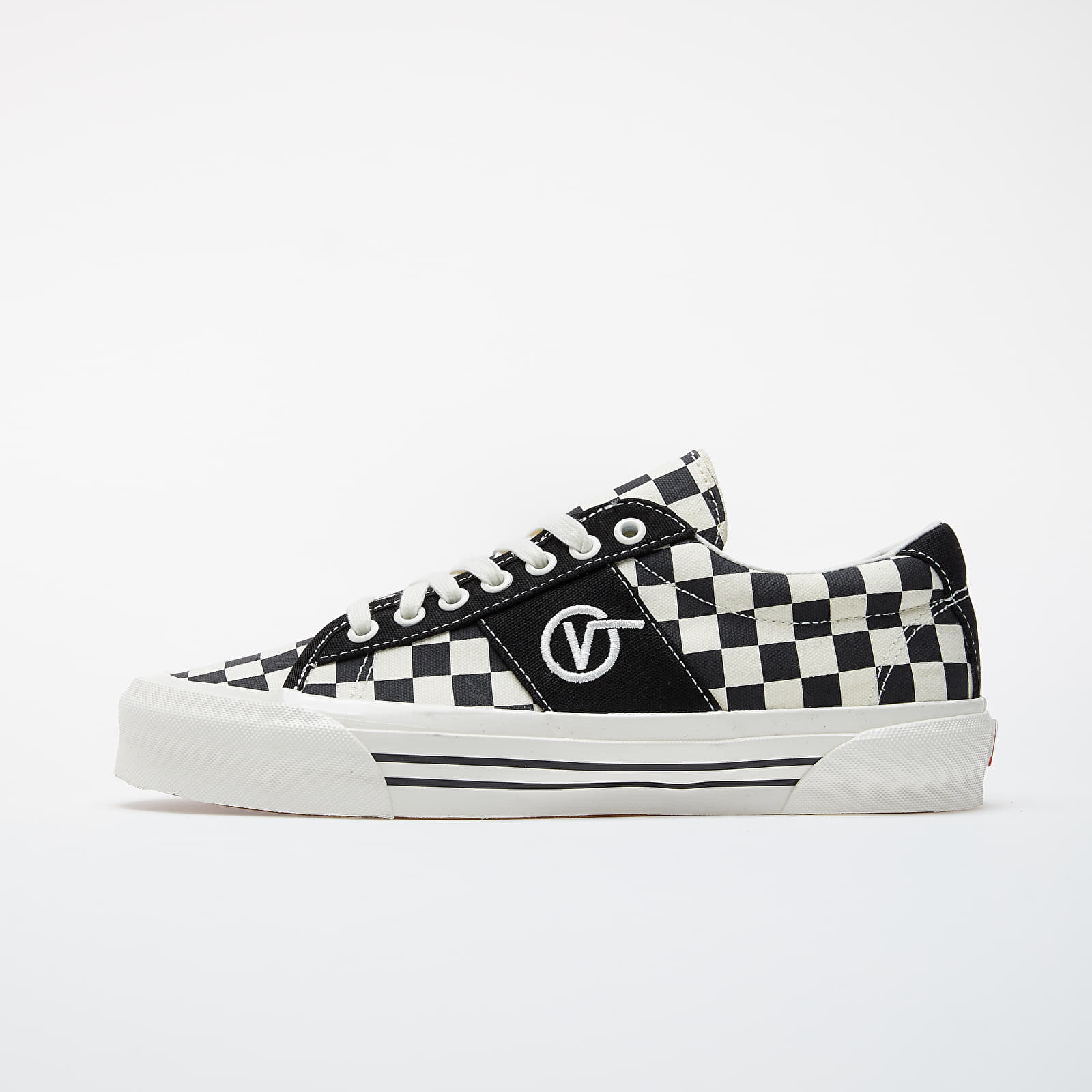 Încălțăminte și sneakerși pentru bărbați Vans OG Sid LX (Canvas/ Checkerboard) Black/ White