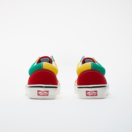 Vans red sale yellow green