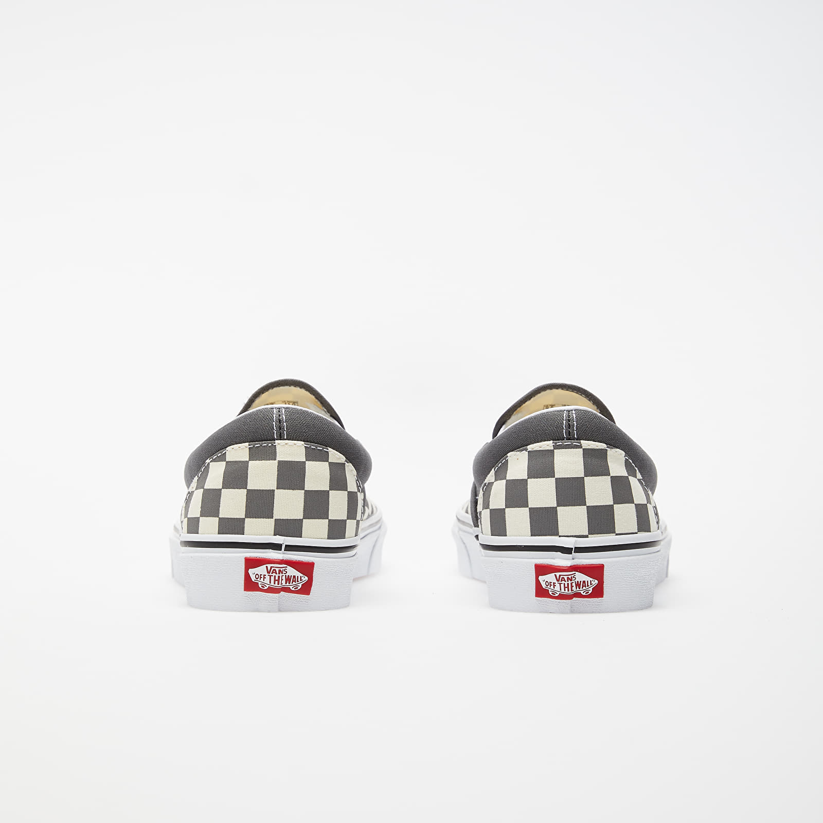 Pánské tenisky a boty Vans Classic Slip-On (Checkerboard) Pewter/ True White
