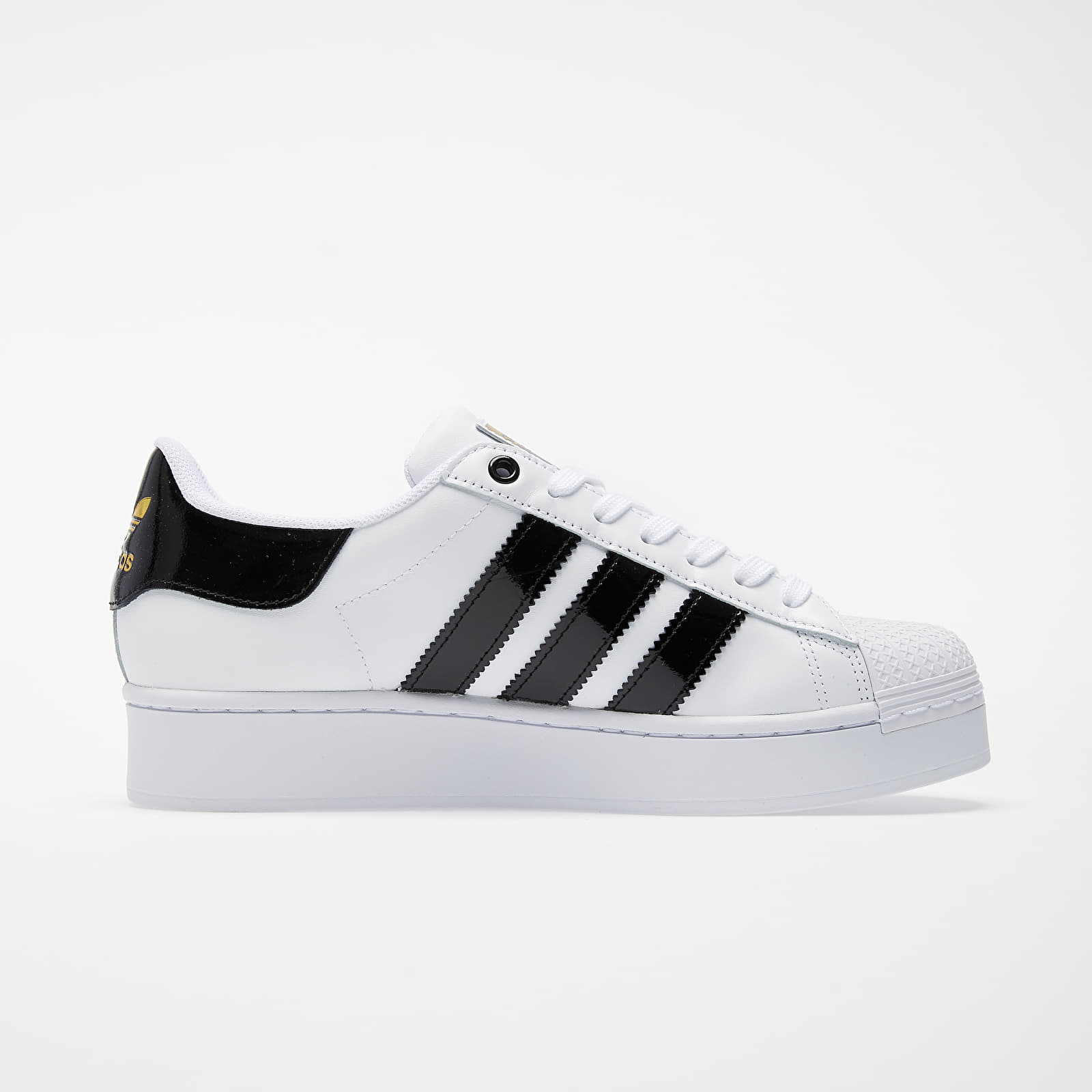 Women s shoes adidas Superstar Bold W Ftwr White Core Black Gold Met. Footshop