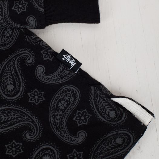 T-Shirts and shirts Stüssy Simple Paisley Rugby Black | Footshop