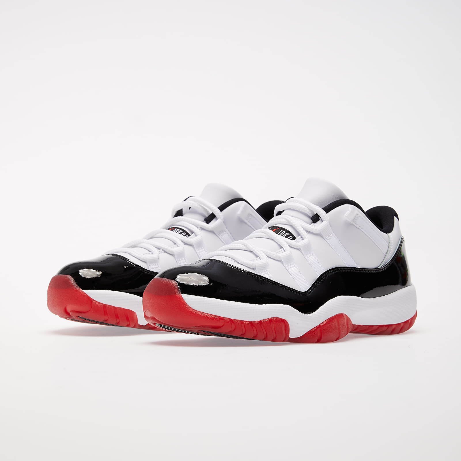 Jordan 11 white and red low outlet