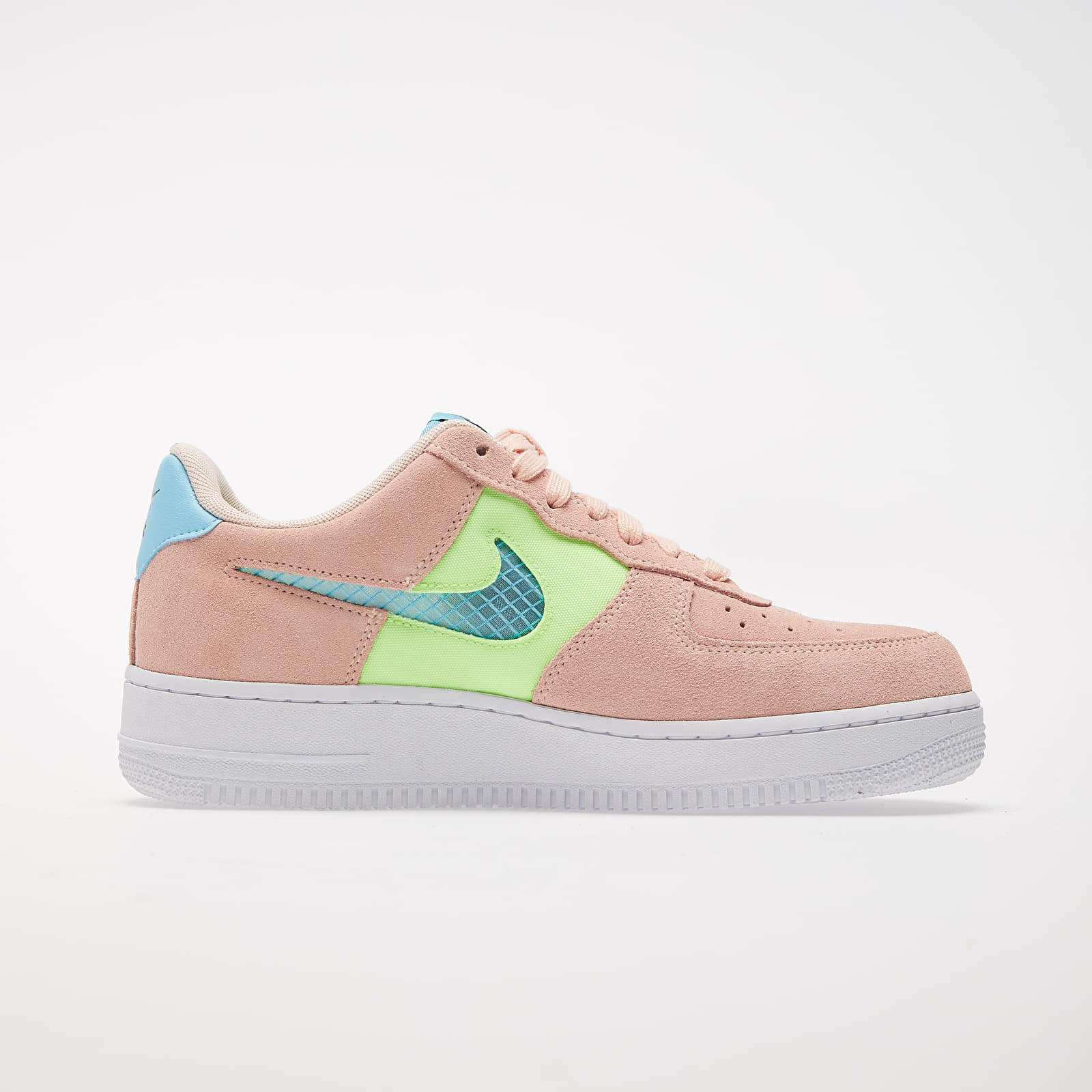 Women's shoes Nike Wmns Air Force 1 '07 SE Washed Coral/ Oracle Aqua-Ghost Green