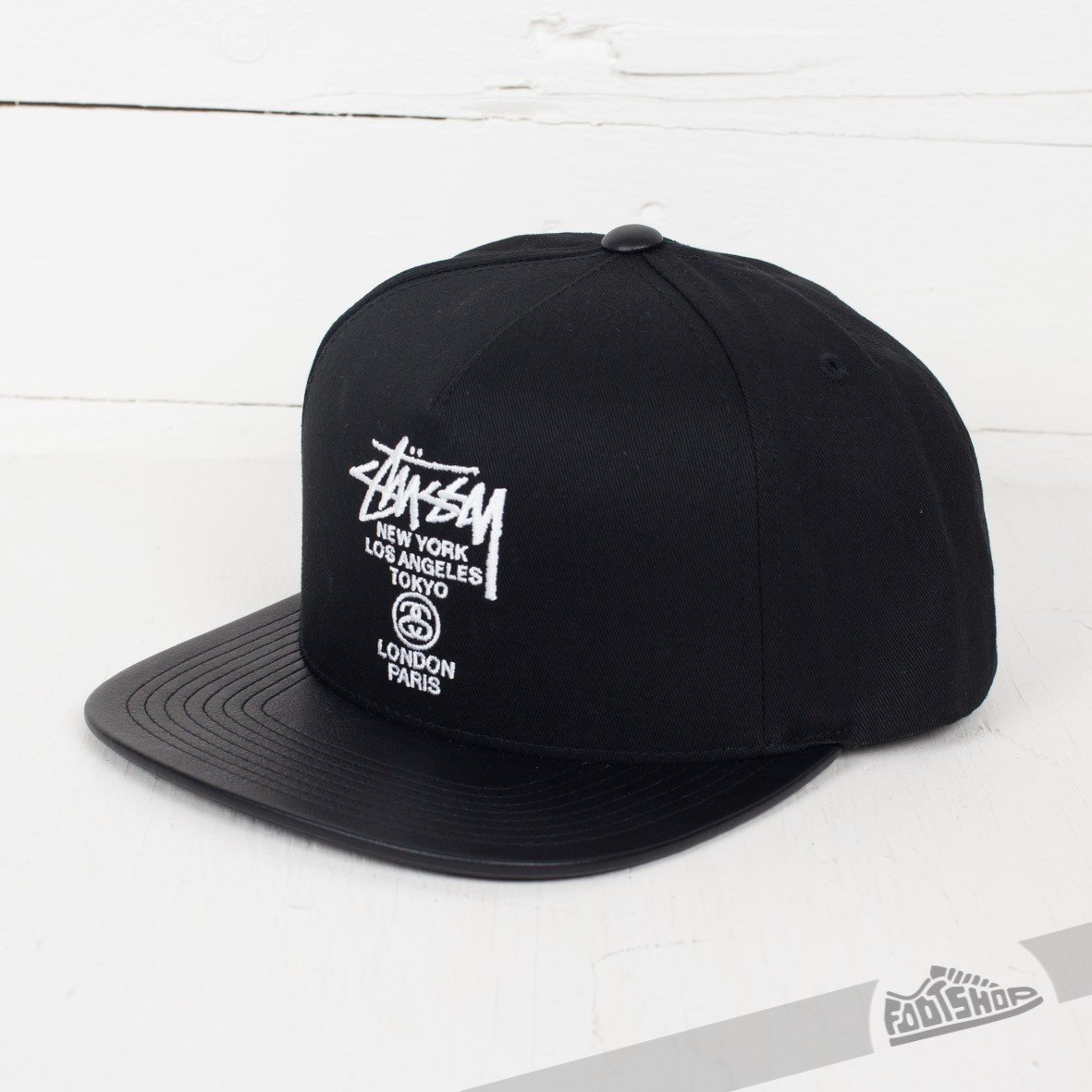 Čepice Stüssy World Tour Snapback Black