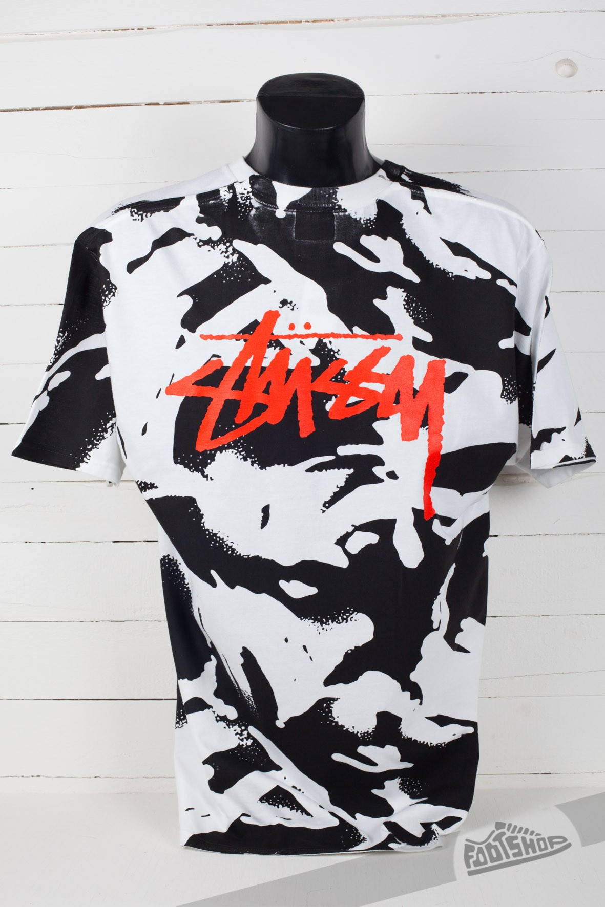 T-Shirts and shirts Stüssy Camo Stock Tee White