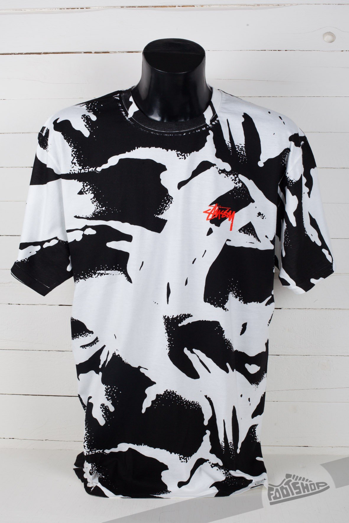 Trička a košile Stüssy Camo Stock Tee White