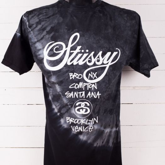 未使用 STUSSY WORLD TOUR HALFTONE Tシャツ L World Tour Stussy Shipping Free NOWRE现客