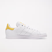 Adidas originals men s stan smith shop perforated leather yellow athletic sneakers