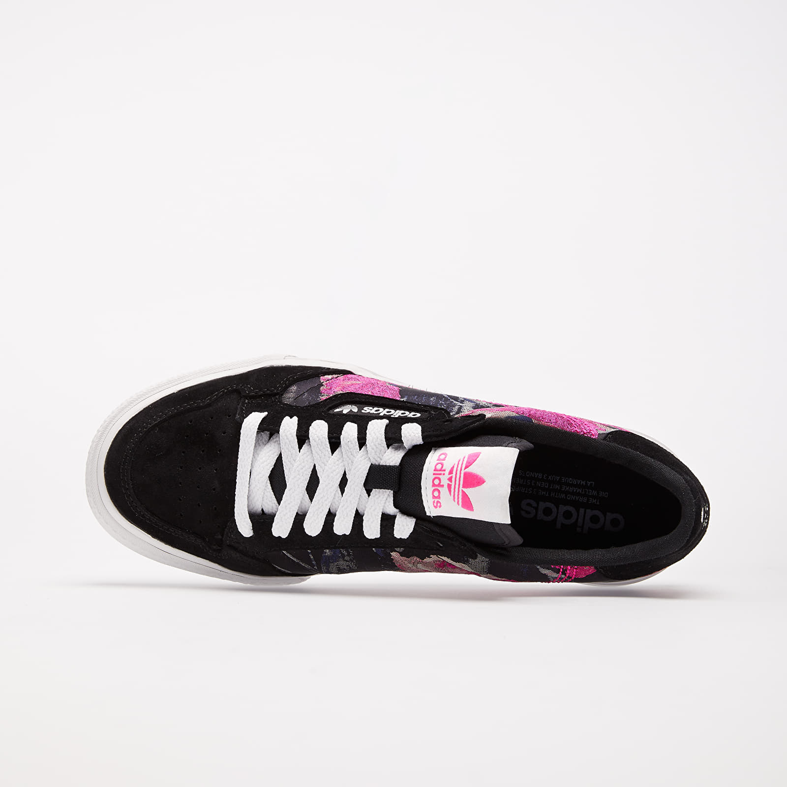 Women s shoes adidas Continental Vulc W Core Black Crystal White Shock Pink Footshop
