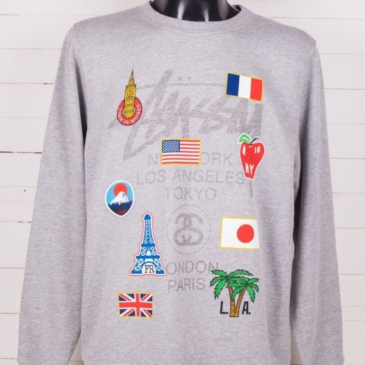 Stussy WT Flags Crew
