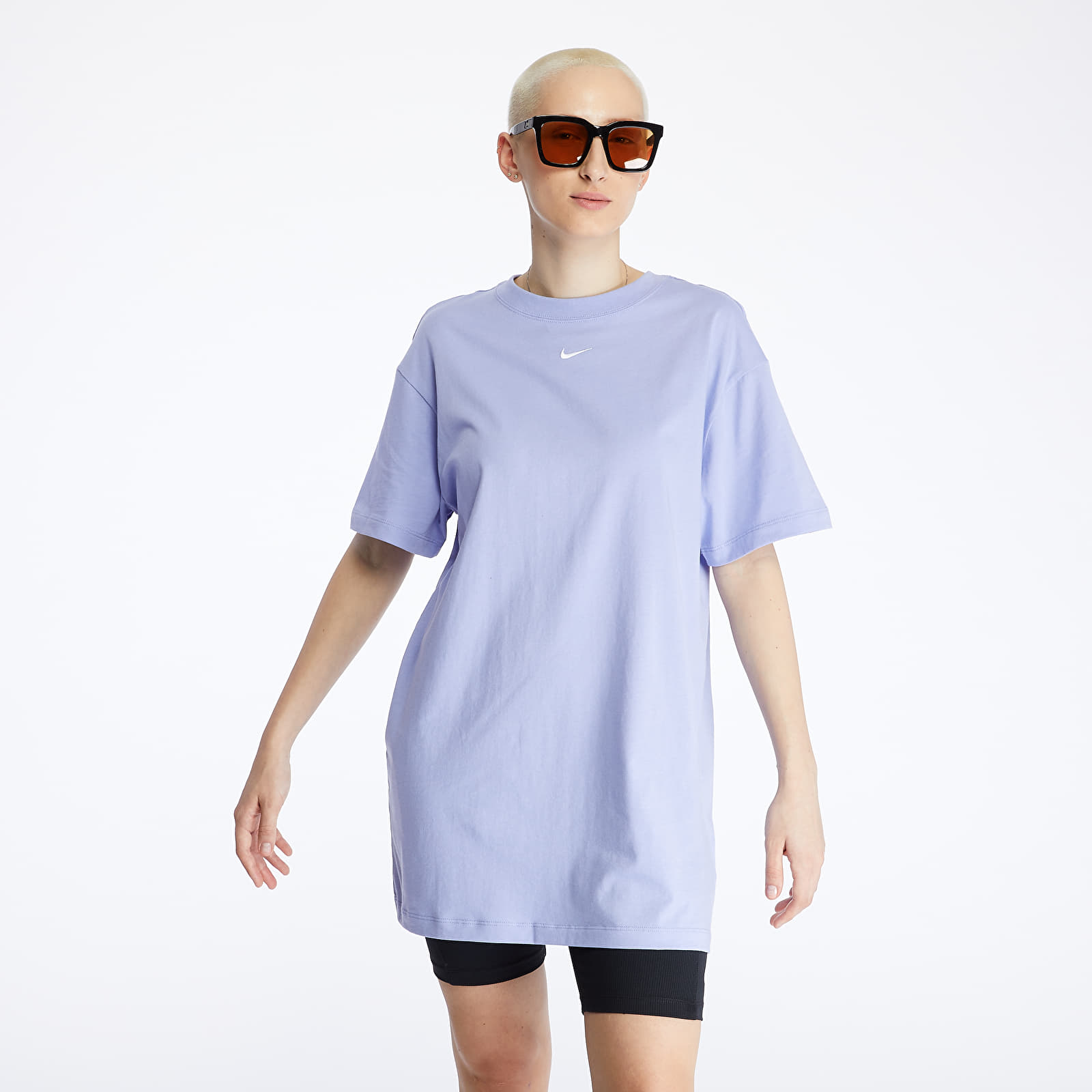 Nike t shirt dress dames 2025