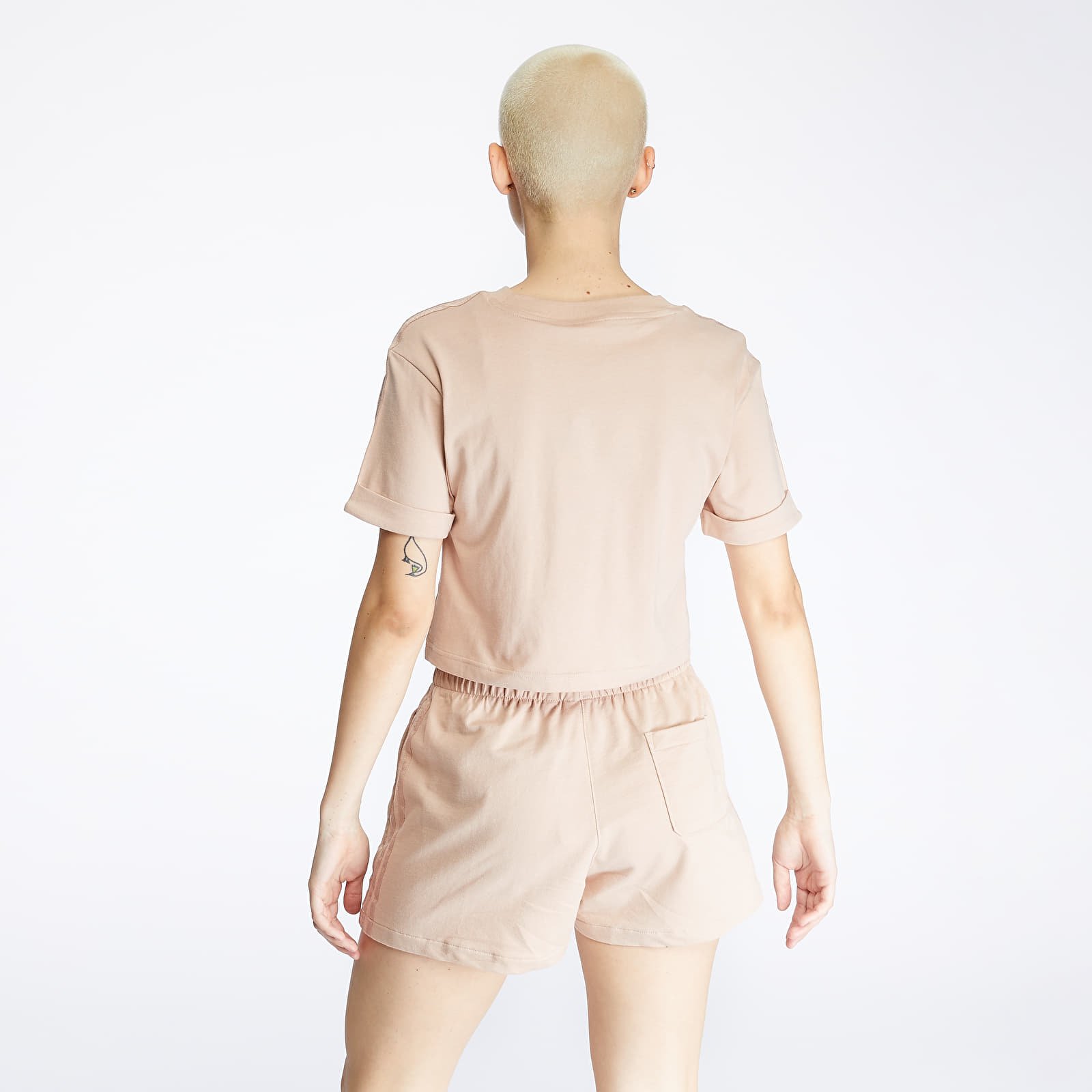 T-skjorter adidas Cropped Tee Ash Pearl