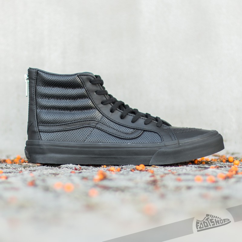 Vans sk8 deals hi slim black