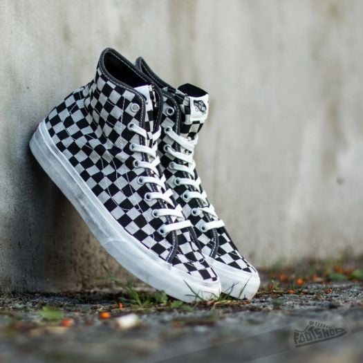 Vans Sk8 Hi Decon Overwashed Black Check