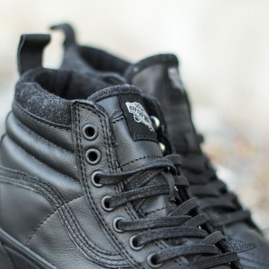 Leather online vans sale