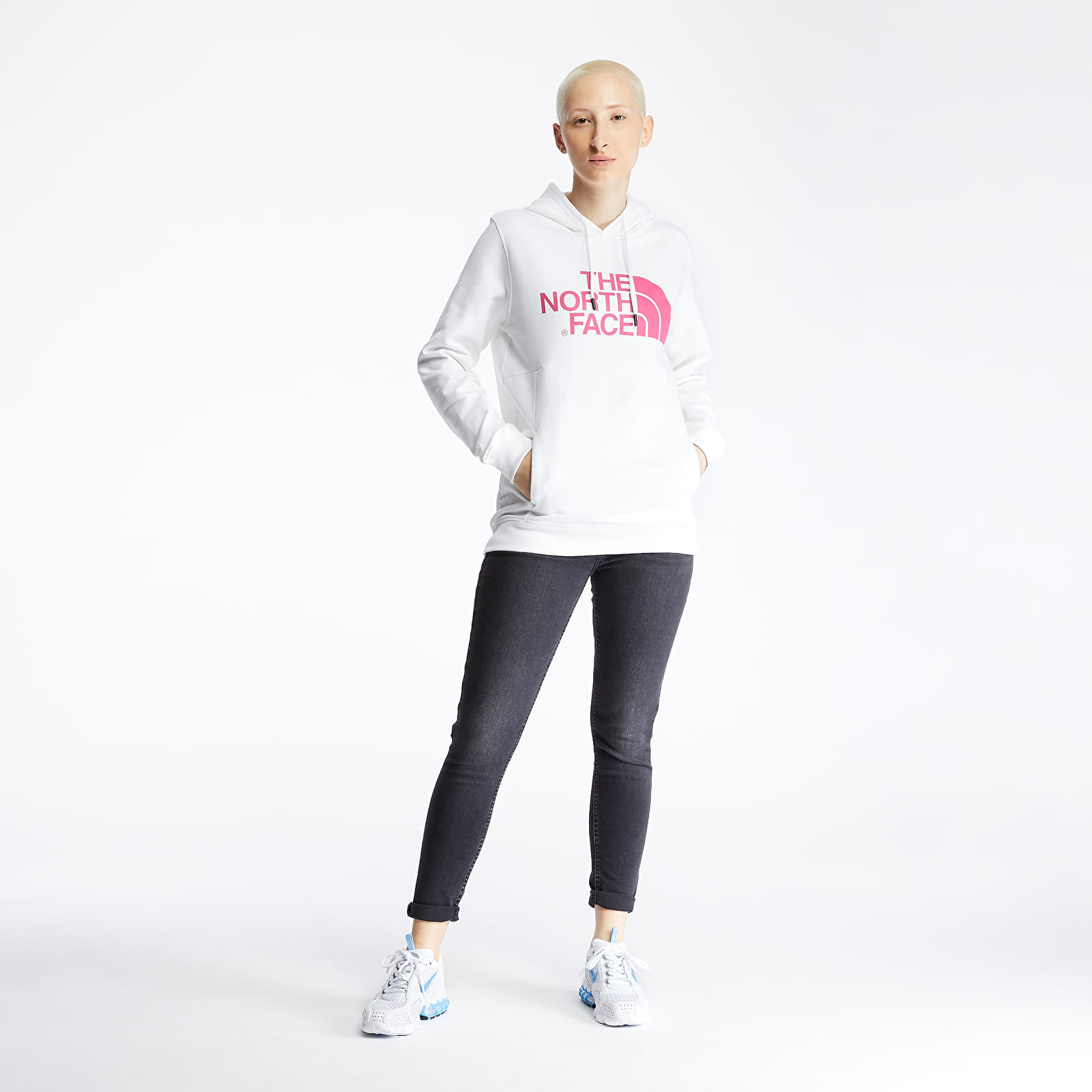North face drew peak hoodie white store
