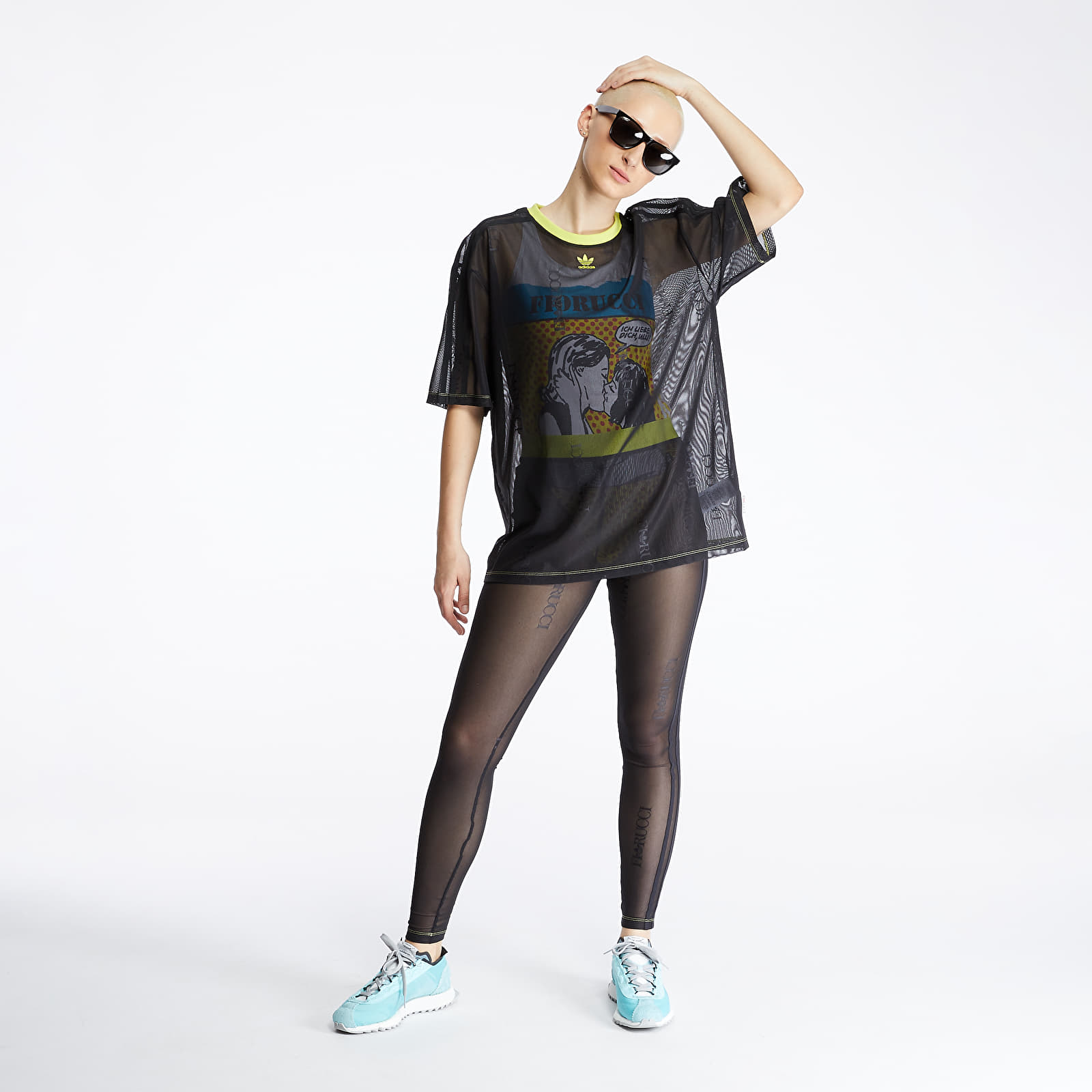 T-shirts adidas by Fiorucci Sheer Tee Black