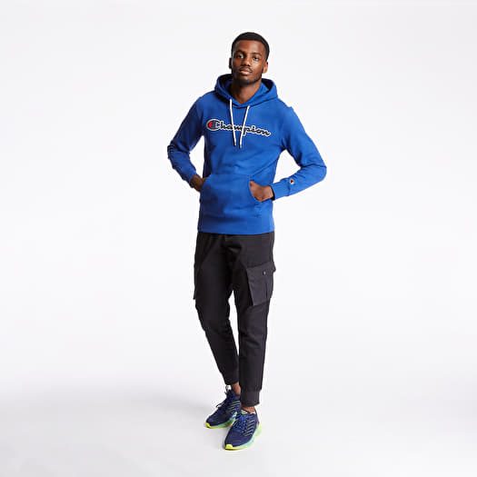 Champion hoodie discount white and blue