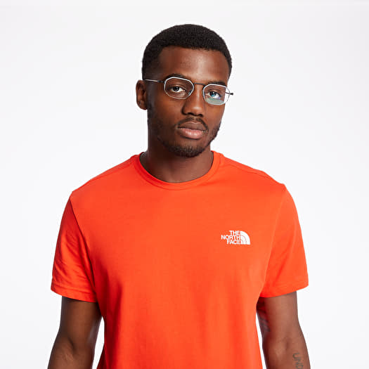 T shirts The North Face Simple Dome Tee Fiery Red Footshop