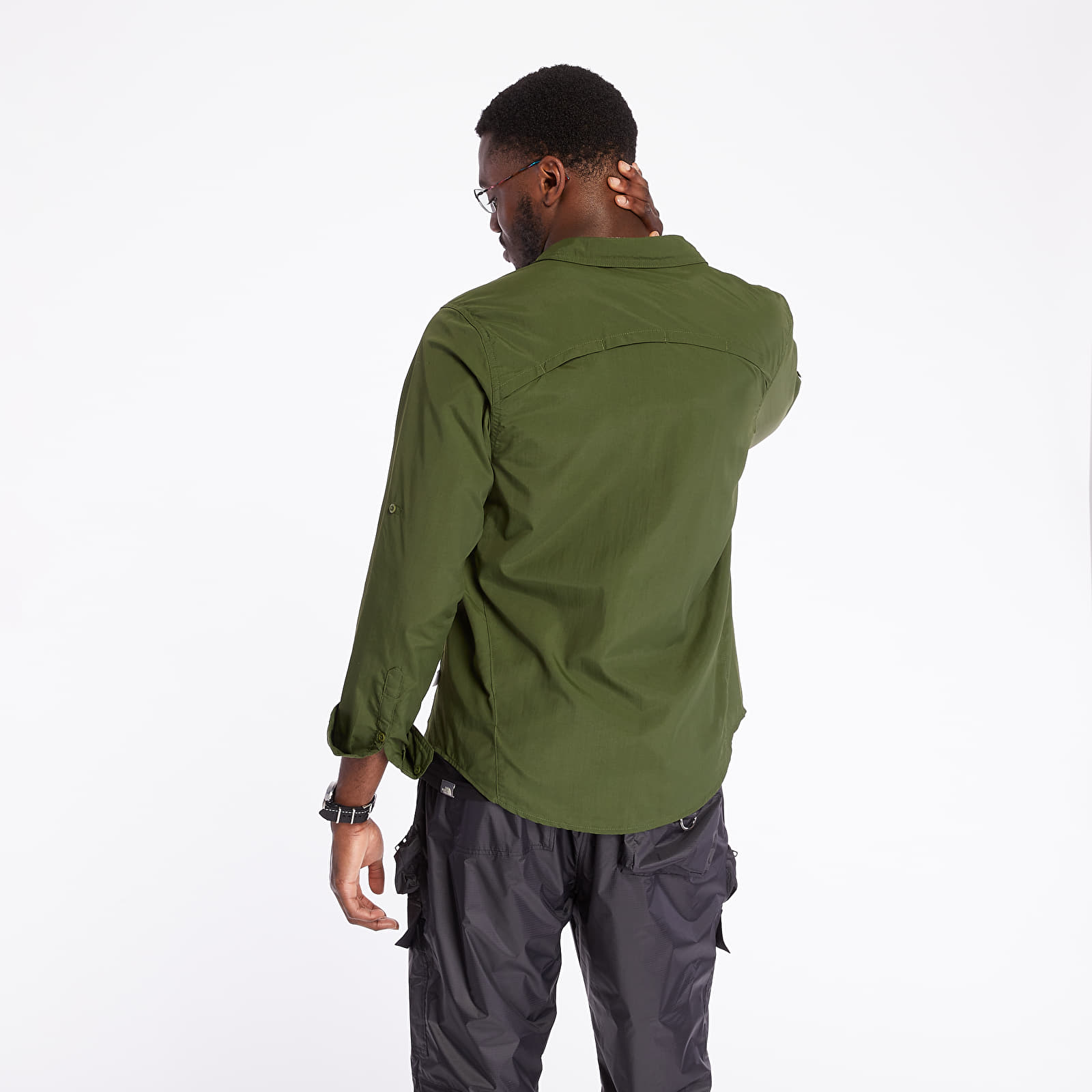 Herreklær The North Face Sequoia Long Sleeve Shirt Green