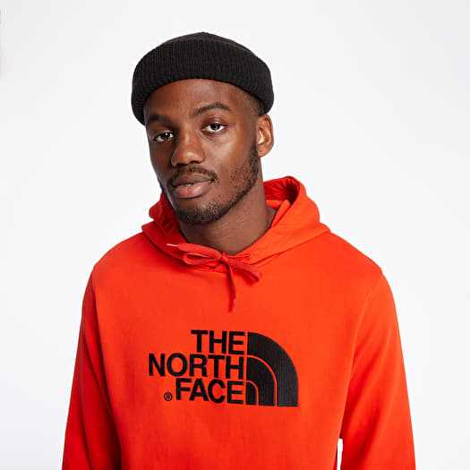 North face drew peak hoodie red top