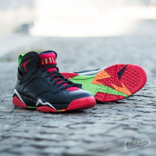 Jordan 7 2024 black red green