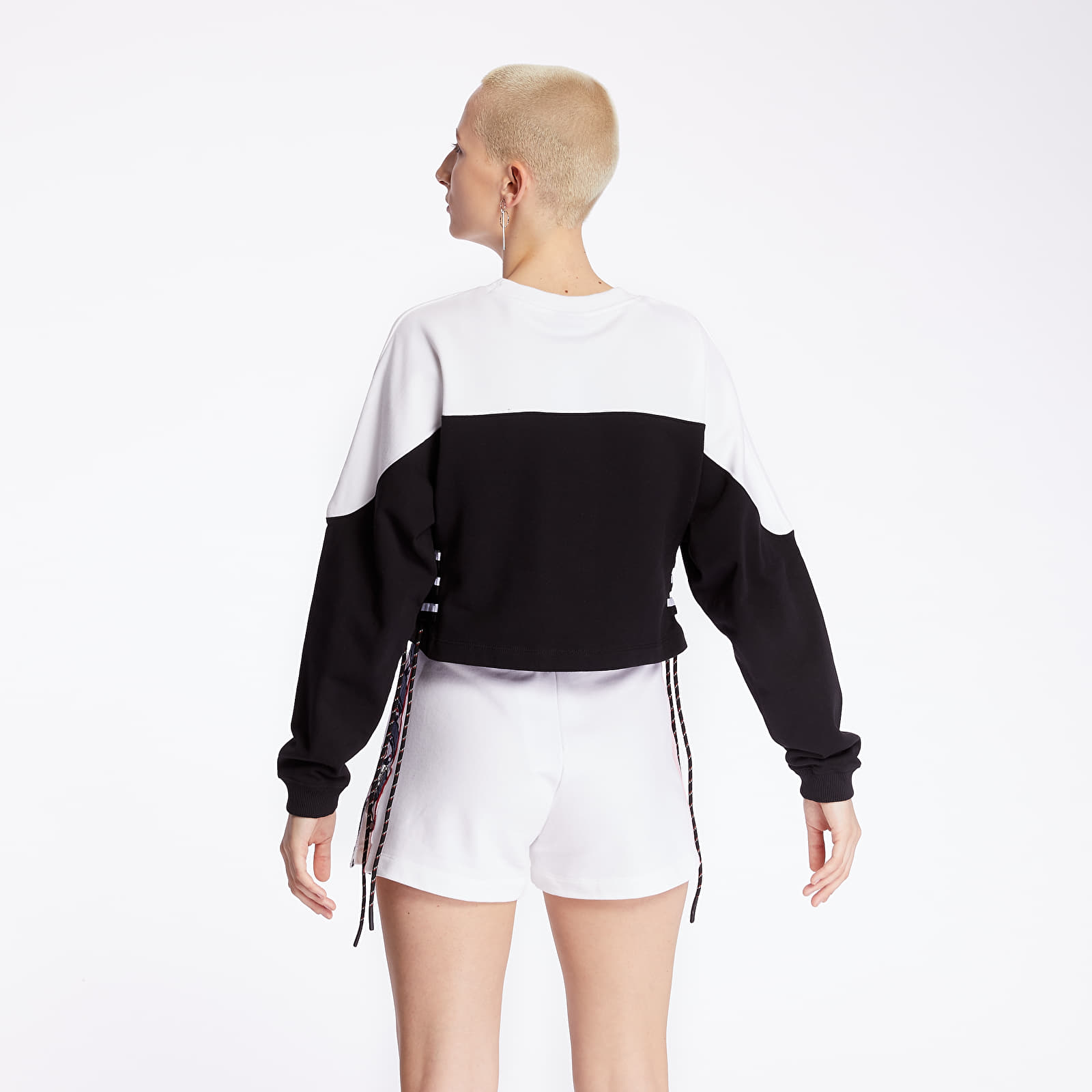 Sudaderas Champion Cropped Crewneck White