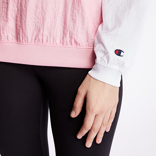 Hot pink champion crewneck discount