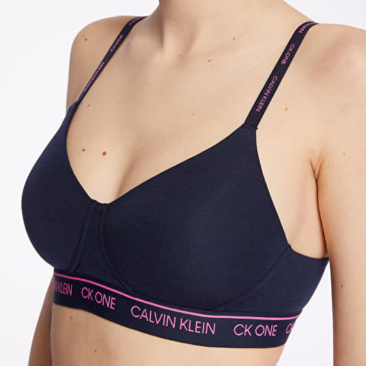 Women s underwear Calvin Klein Lightly Lined Bralette Navy Footshop