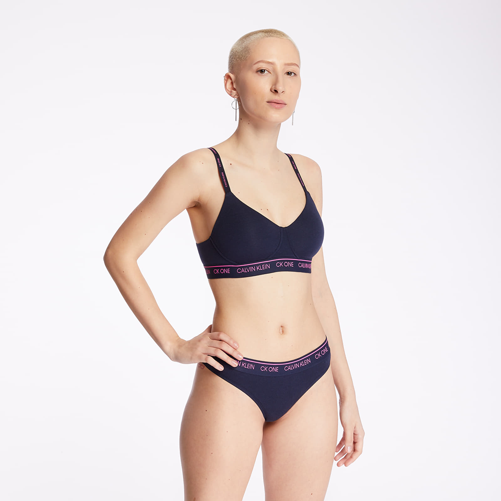 Frauenunterwäsche Calvin Klein Lightly Lined Bralette Navy