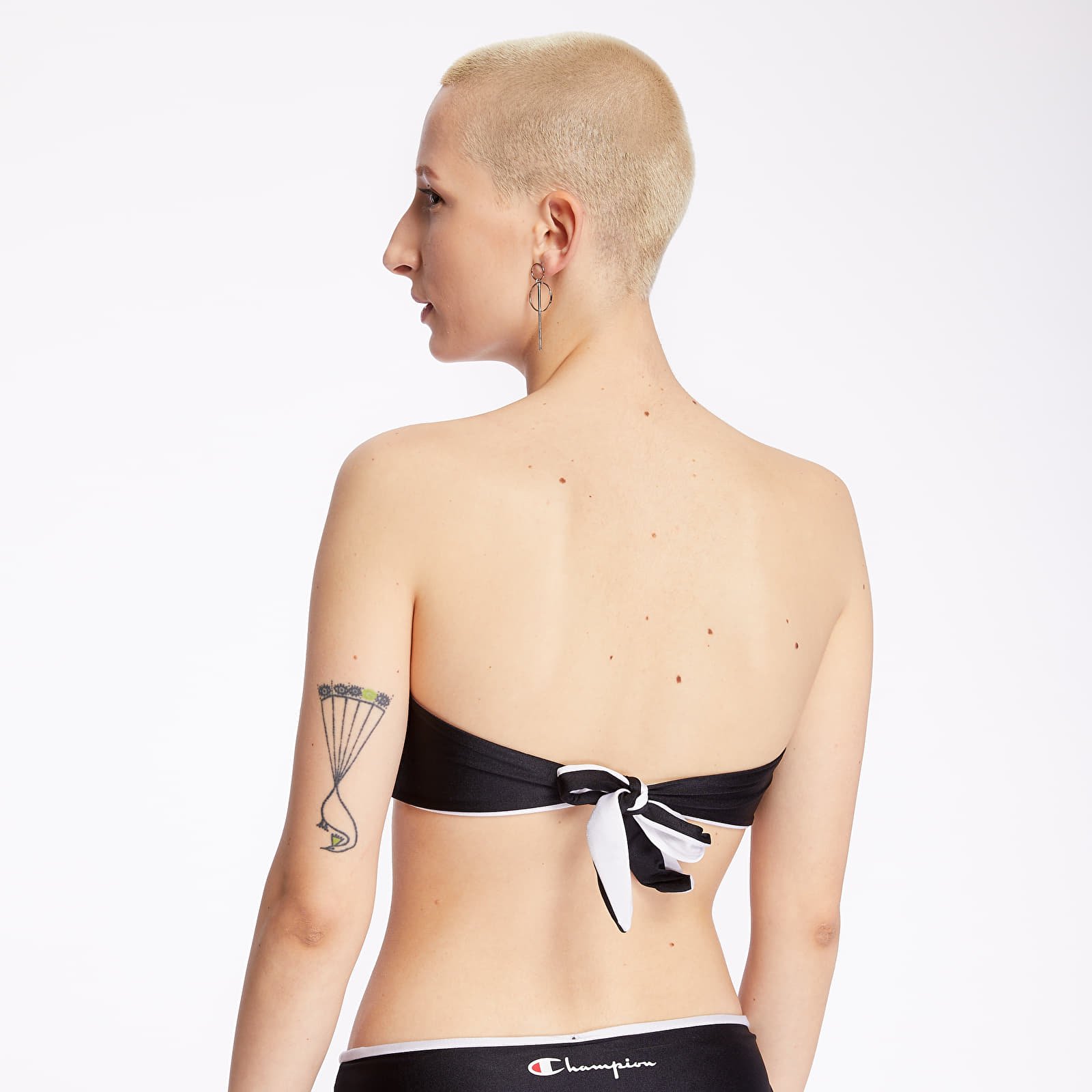 Swimsuit Champion Reversible Swim Top Black White Footshop