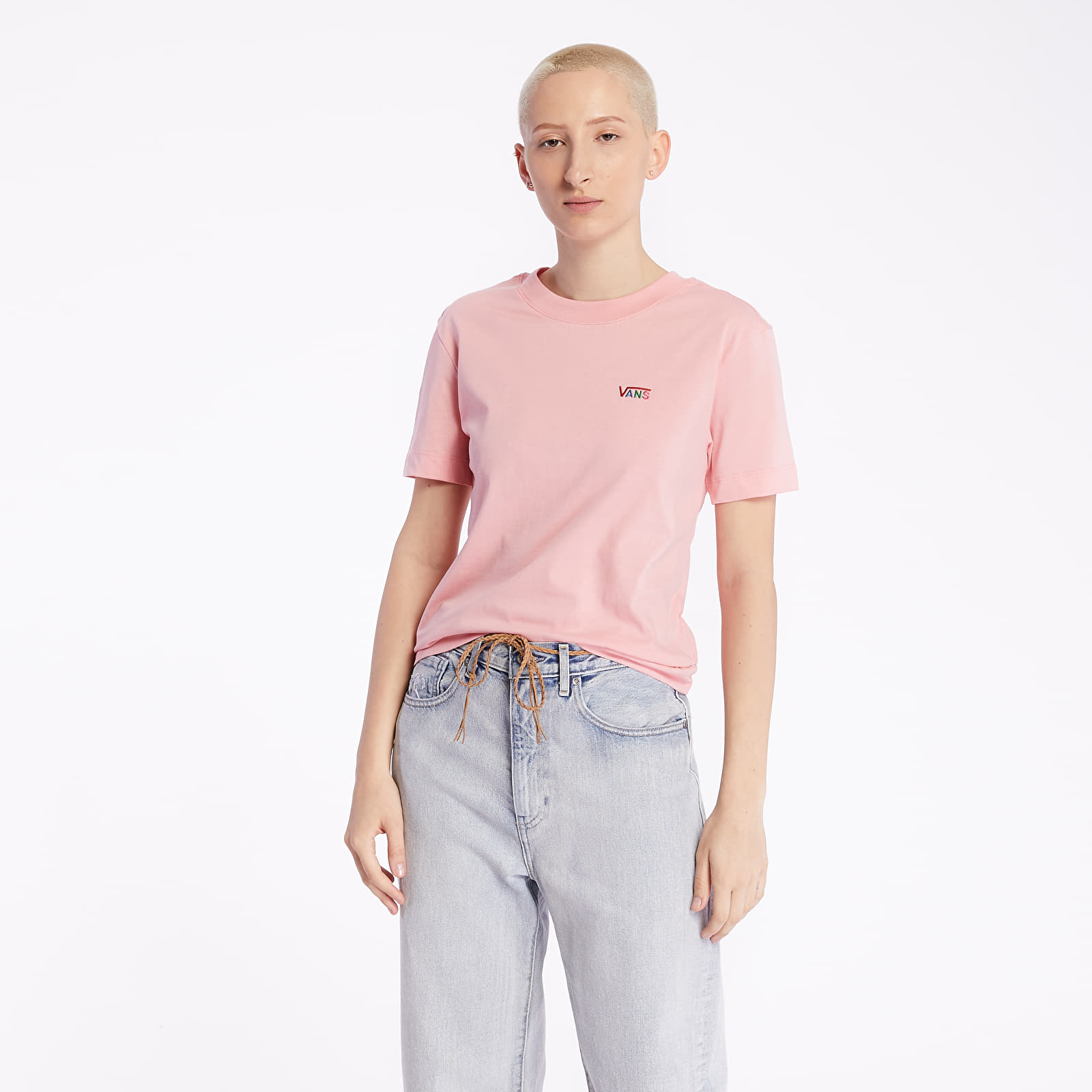 T-Shirts Vans Junior V Boxy Tee Pink Icing