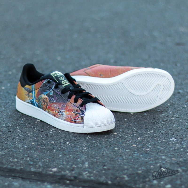 Adidas superstar star sales wars donna arancione