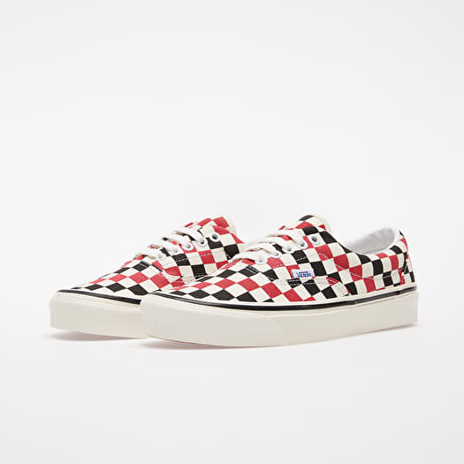 Men s shoes Vans Era 95 DX Og Red Og Black Check Footshop