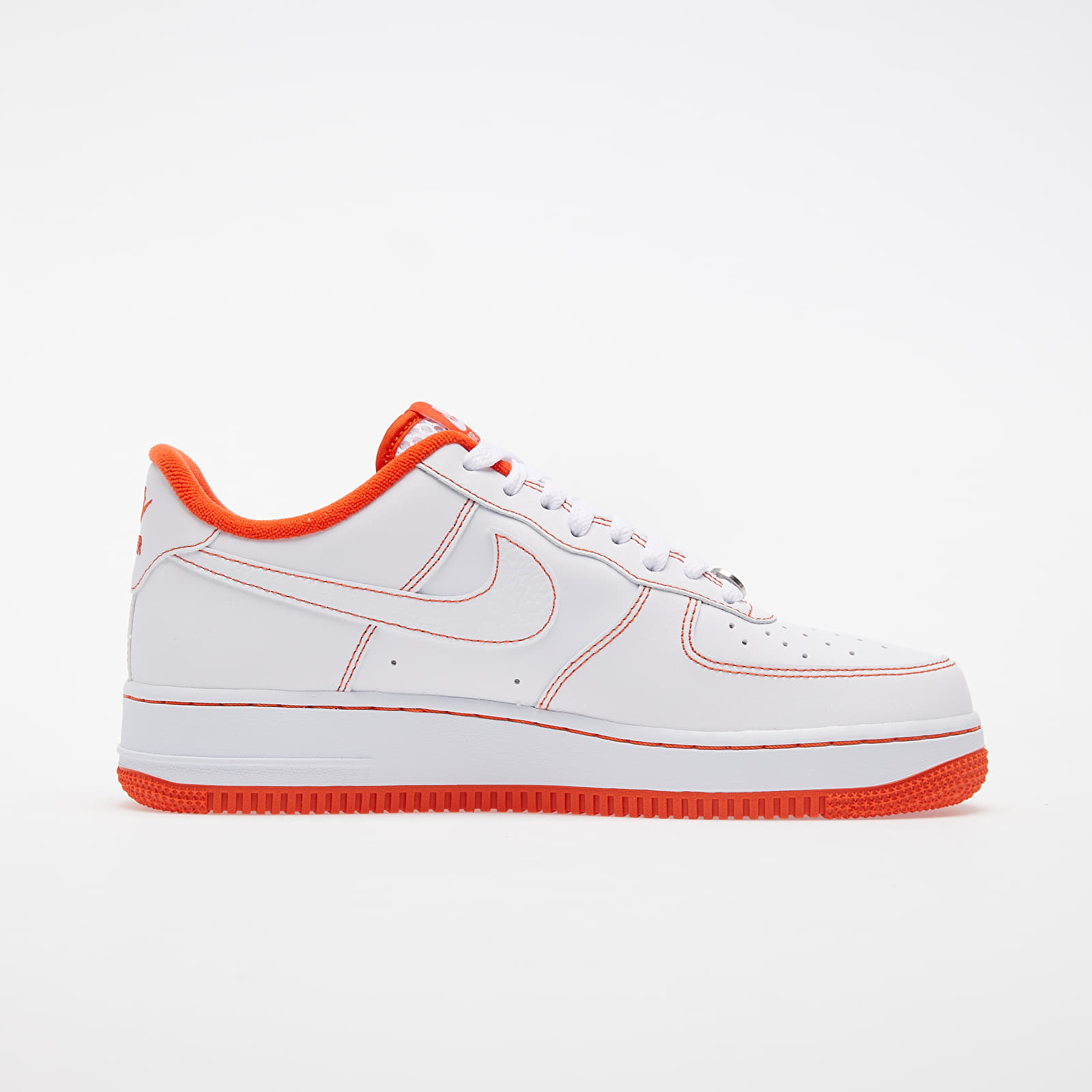Men s shoes Nike Air Force 1 07 LV8 Emb White Team Orange Black