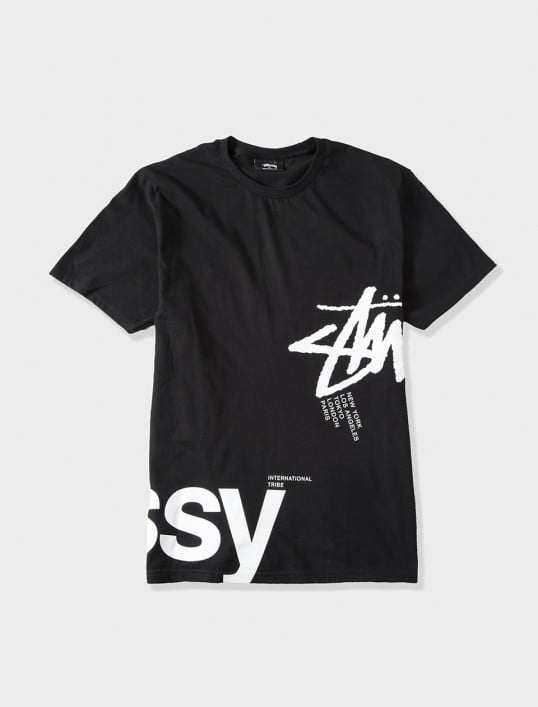 Majice Stüssy Halves Tee Black