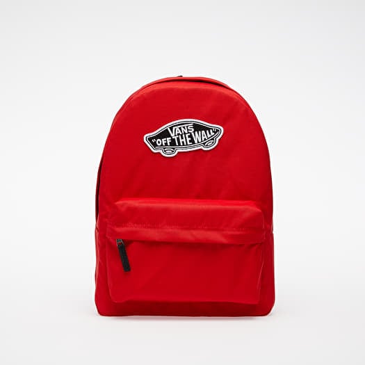 Red backpack vans hot sale