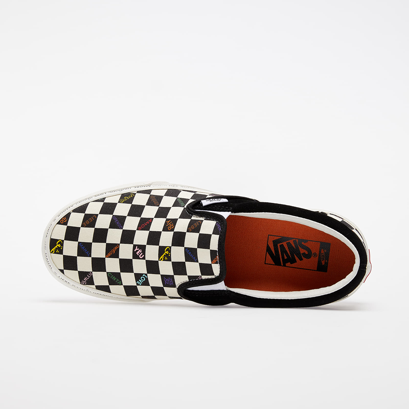 Men's shoes Vans Vault Classic Slip-On V (Love) Multi/ Marshmallow