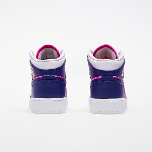 Jordan 1 mid fire pink deals barely grape
