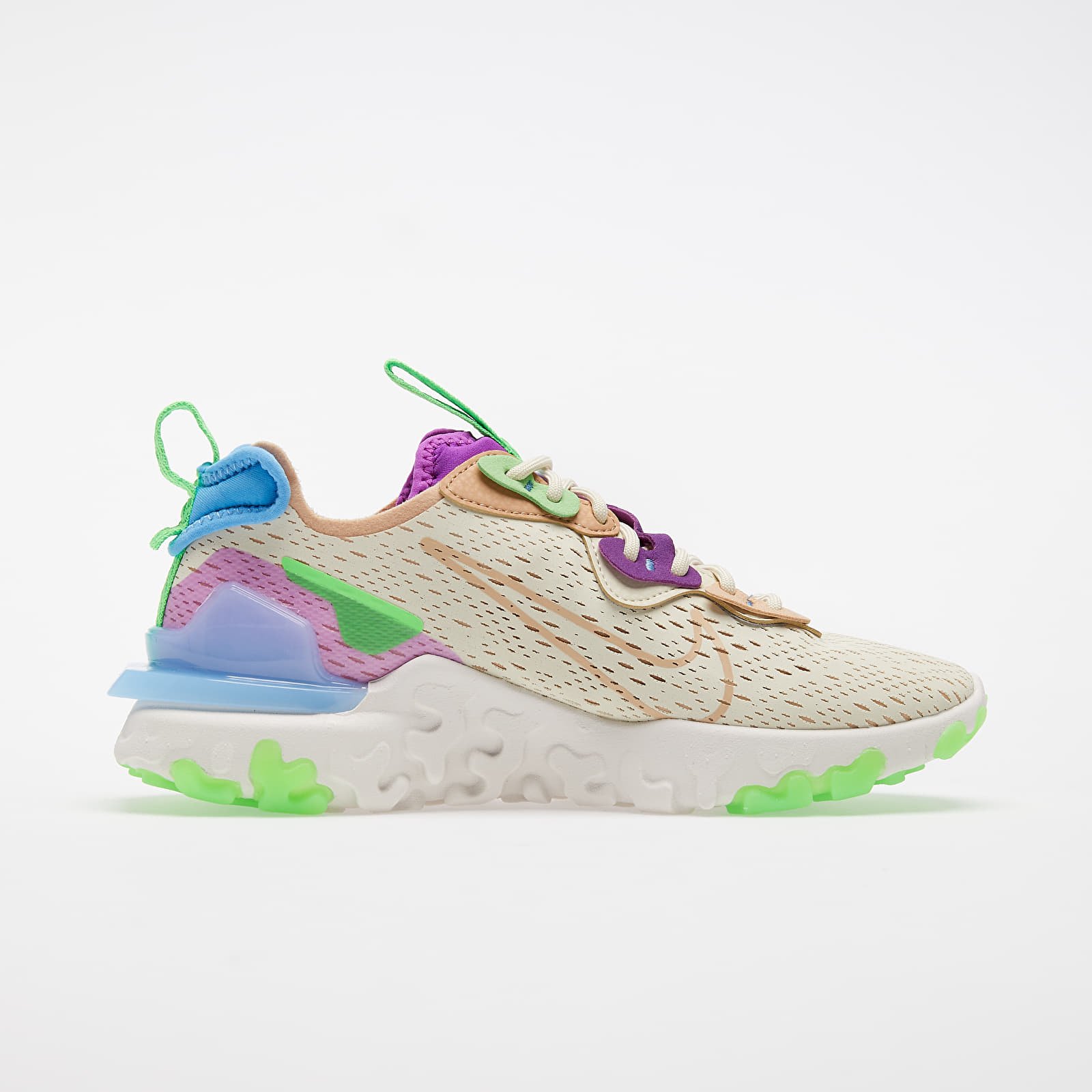 Women's shoes Nike W NSW React Vision Fossil/ Vachetta Tan-Vivid Purple