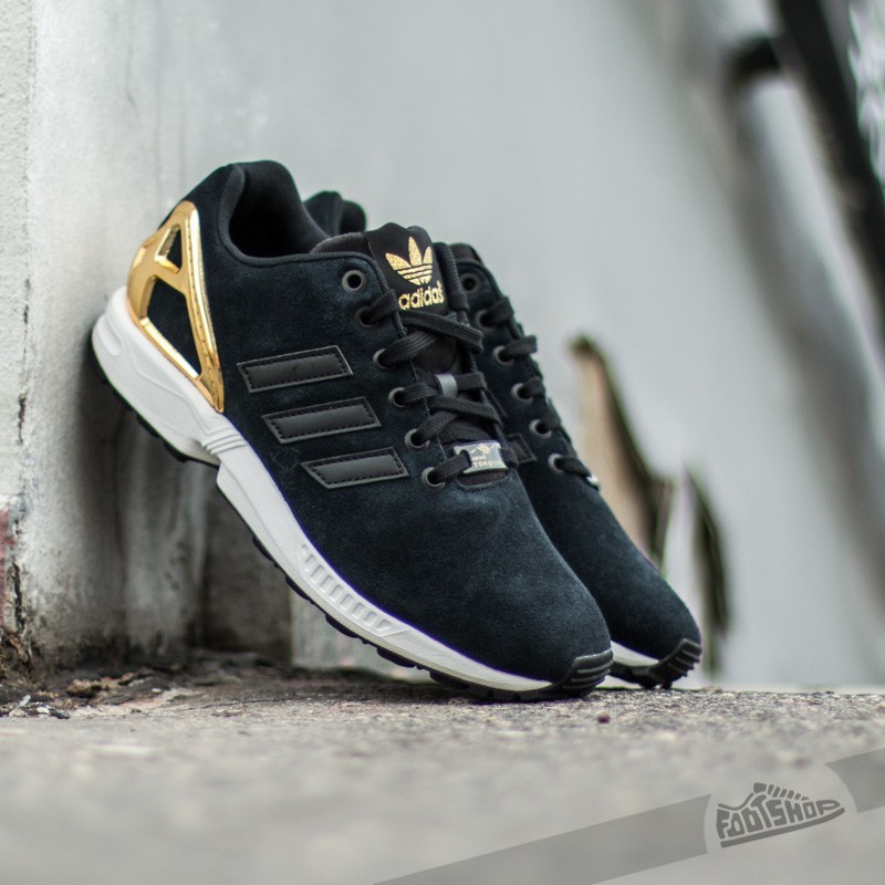 adidas ZX Flux W Core Black/Black/Goldmt | Footshop