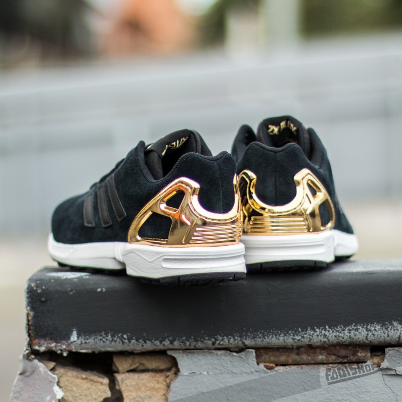 Women's shoes adidas ZX Flux W Core Black/Black/Goldmt (B35319 CG1